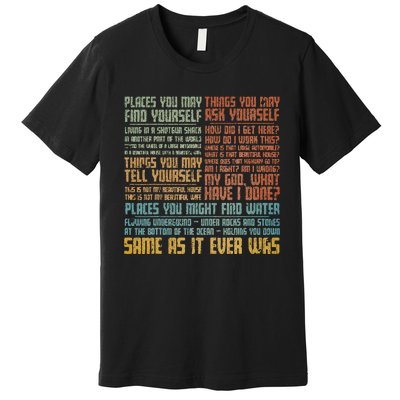 Vintage Same As It Ever Was Premium T-Shirt