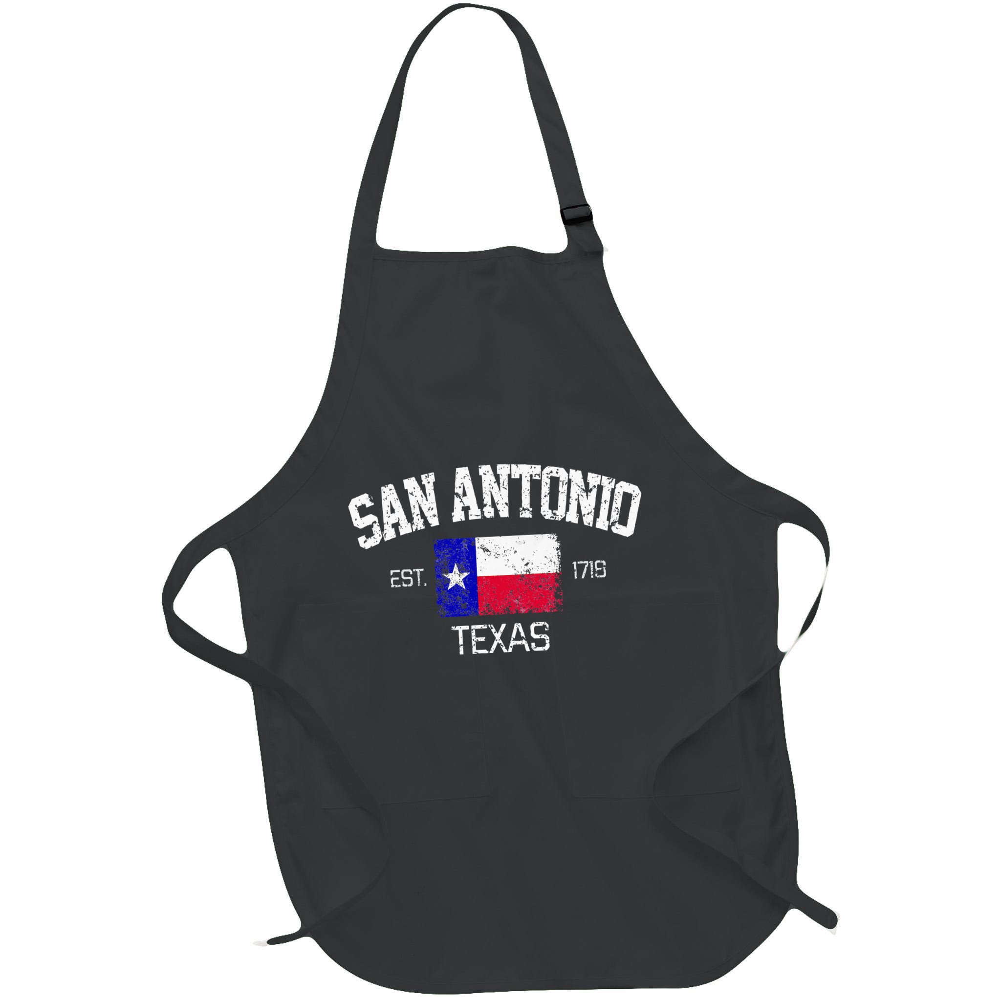 Vintage San Antonio Texas Est 1718 Souvenir Apron