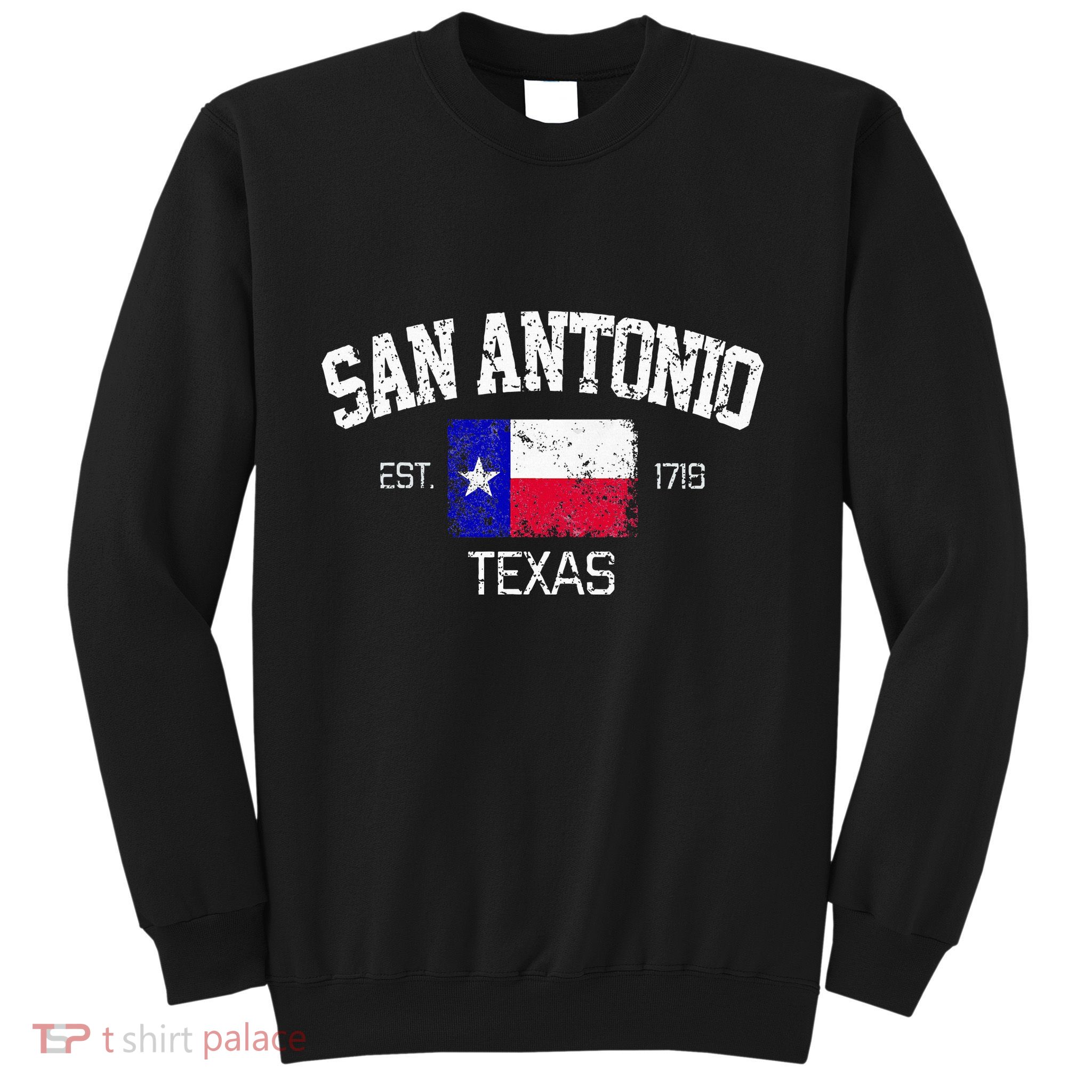 Vintage San Antonio Texas Est 1718 Souvenir Sweatshirt