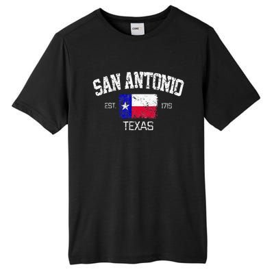 Vintage San Antonio Texas Est 1718 Souvenir Tall Fusion ChromaSoft Performance T-Shirt