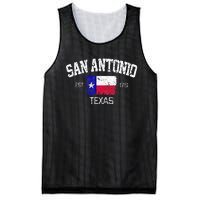 Vintage San Antonio Texas Est 1718 Souvenir Mesh Reversible Basketball Jersey Tank