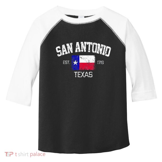 Vintage San Antonio Texas Est 1718 Souvenir Toddler Fine Jersey T-Shirt