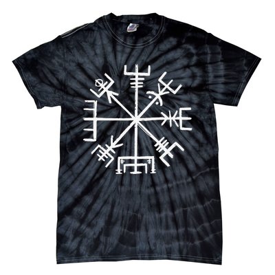 Vegvisir Symbol Ancient Nordic Compass Tie-Dye T-Shirt