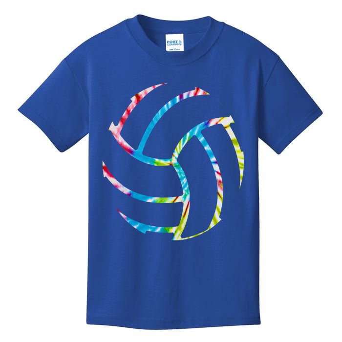 Volleyball Stuff Attire Tie Dye Gift For A Teen Player Meaningful Gift Kids T-Shirt