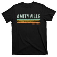 Vintage Stripes Amityville Ny T-Shirt