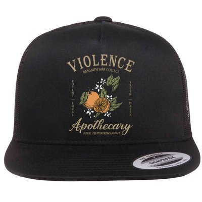 Violet Sorrengail Apothecary Rebecca Basgiath War College Flat Bill Trucker Hat