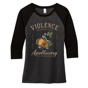 Violet Sorrengail Apothecary Rebecca Basgiath War College Women's Tri-Blend 3/4-Sleeve Raglan Shirt