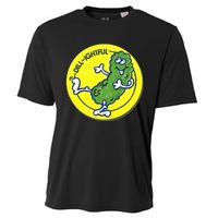 Vintage Scratch and Sniff Sticker Dill Pickle DillLightful Cooling Performance Crew T-Shirt