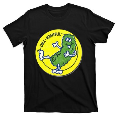 Vintage Scratch and Sniff Sticker Dill Pickle DillLightful T-Shirt