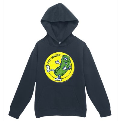 Vintage Scratch and Sniff Sticker Dill Pickle DillLightful Urban Pullover Hoodie