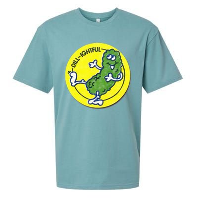 Vintage Scratch and Sniff Sticker Dill Pickle DillLightful Sueded Cloud Jersey T-Shirt