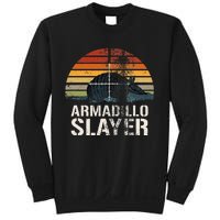 Vintage Sunset Armadillo S.L.A.Y.E.R Armadillo Hunter Gift Sweatshirt