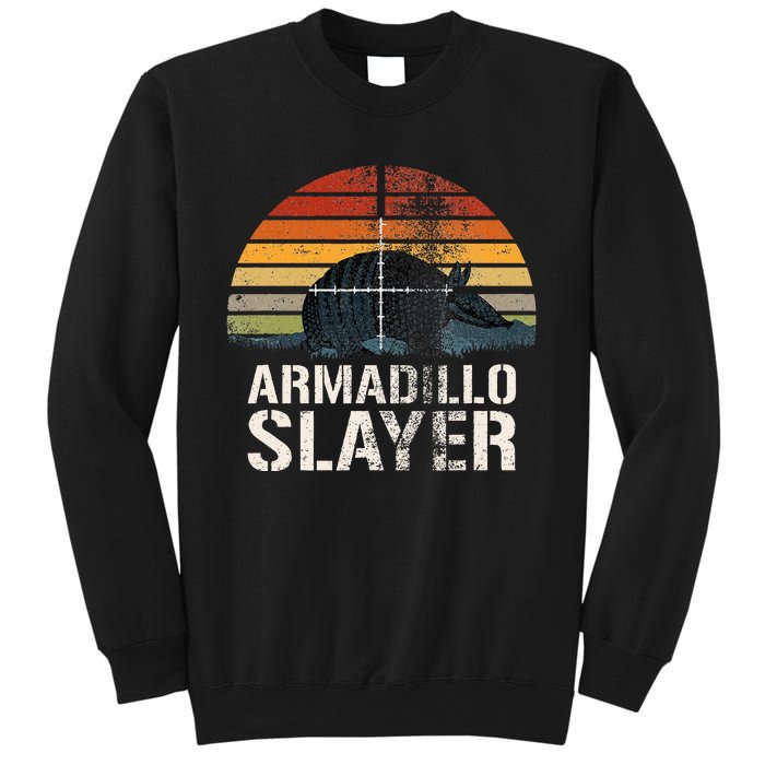 Vintage Sunset Armadillo S.L.A.Y.E.R Armadillo Hunter Gift Sweatshirt