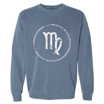 Virgo Sign – Astrology Zodiac Garment-Dyed Sweatshirt