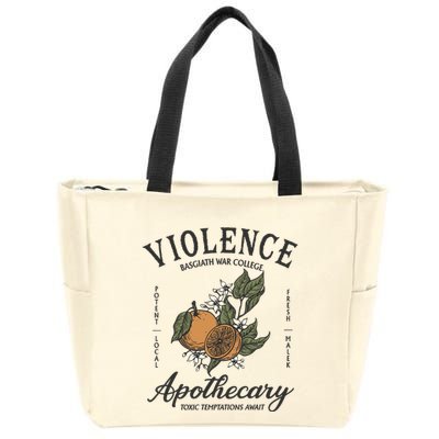 Violet Sorrengail Apothecary Basgiath War Zip Tote Bag
