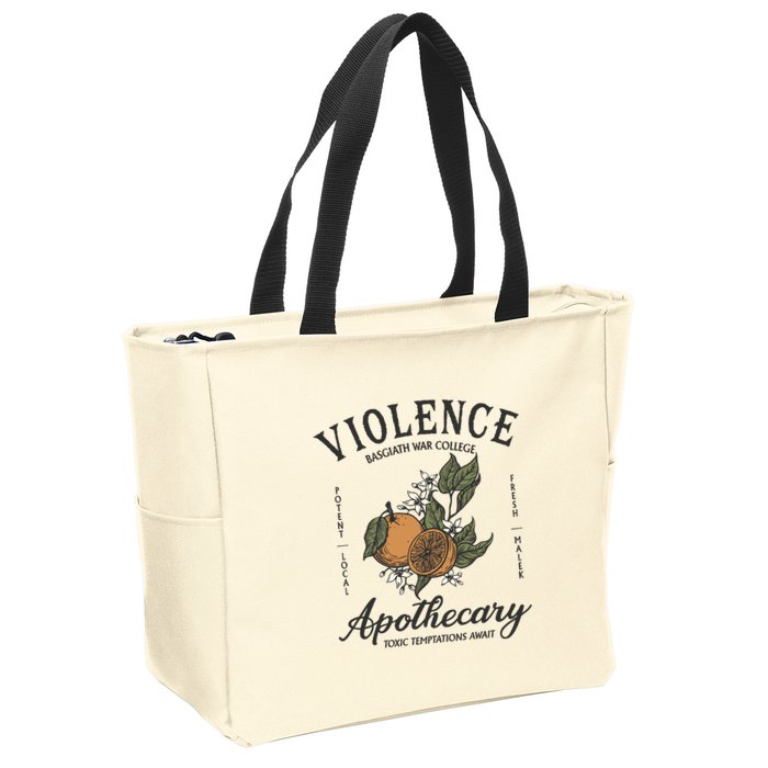 Violet Sorrengail Apothecary Basgiath War Zip Tote Bag