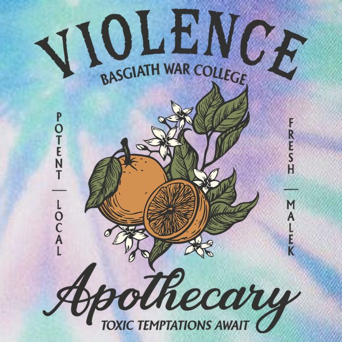 Violet Sorrengail Apothecary Basgiath War Legacy Tie Dye Trucker Hat