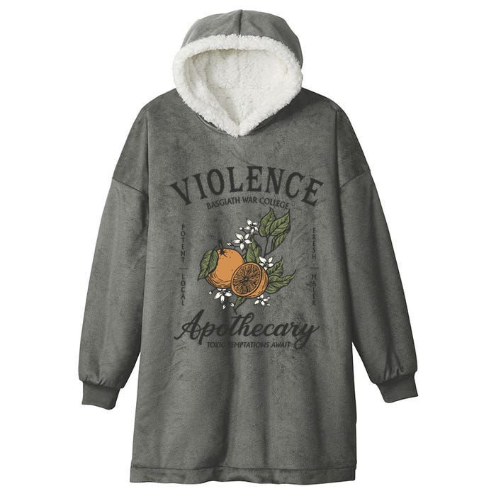 Violet Sorrengail Apothecary Basgiath War Hooded Wearable Blanket