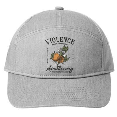 Violet Sorrengail Apothecary Basgiath War 7-Panel Snapback Hat