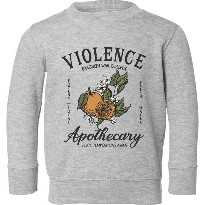 Violet Sorrengail Apothecary Basgiath War Toddler Sweatshirt