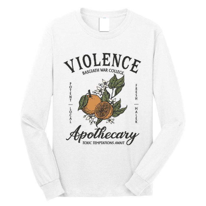 Violet Sorrengail Apothecary Basgiath War Long Sleeve Shirt