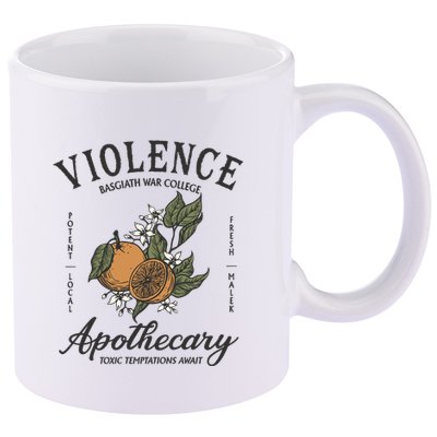Violet Sorrengail Apothecary Basgiath War 11oz C Handle Ceramic Mug