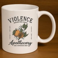 Violet Sorrengail Apothecary Basgiath War 11oz C Handle Ceramic Mug