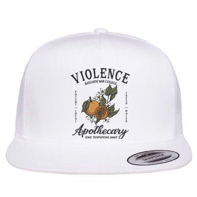 Violet Sorrengail Apothecary Basgiath War Flat Bill Trucker Hat