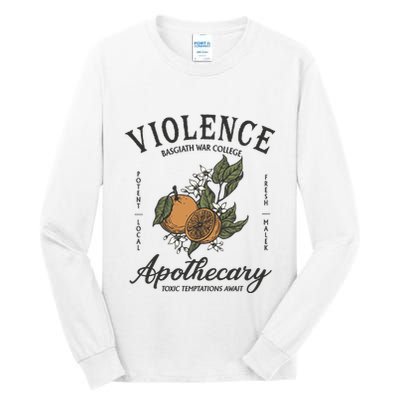 Violet Sorrengail Apothecary Basgiath War Tall Long Sleeve T-Shirt