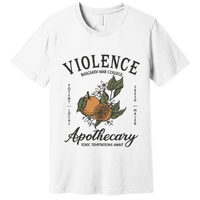 Violet Sorrengail Apothecary Basgiath War Premium T-Shirt