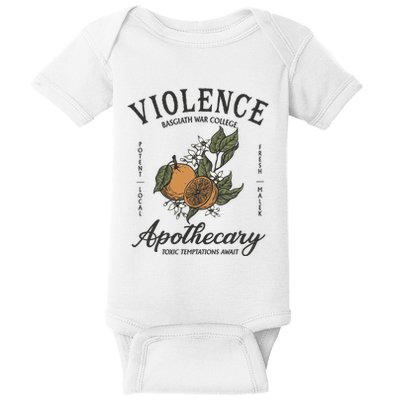 Violet Sorrengail Apothecary Basgiath War Baby Bodysuit
