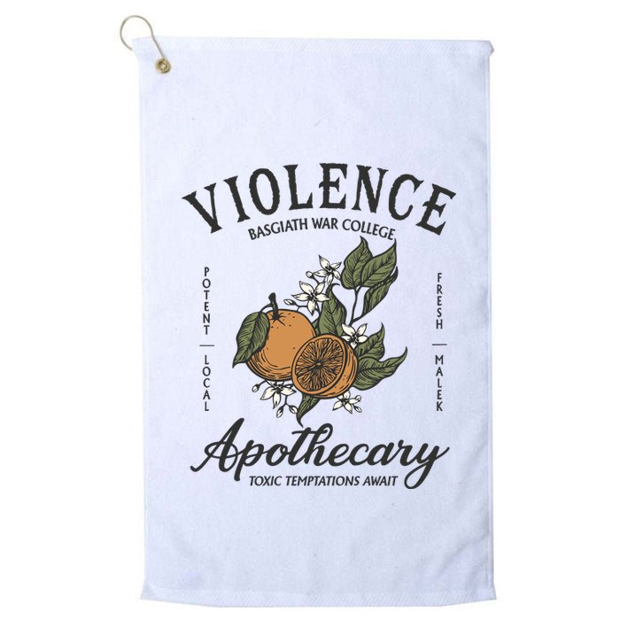 Violet Sorrengail Apothecary Basgiath War Golf Towel