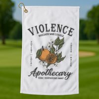 Violet Sorrengail Apothecary Basgiath War Golf Towel