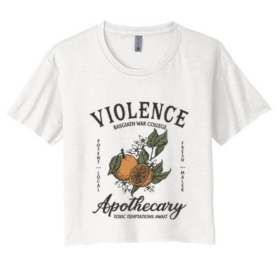 Violet Sorrengail Apothecary Basgiath War Crop Top