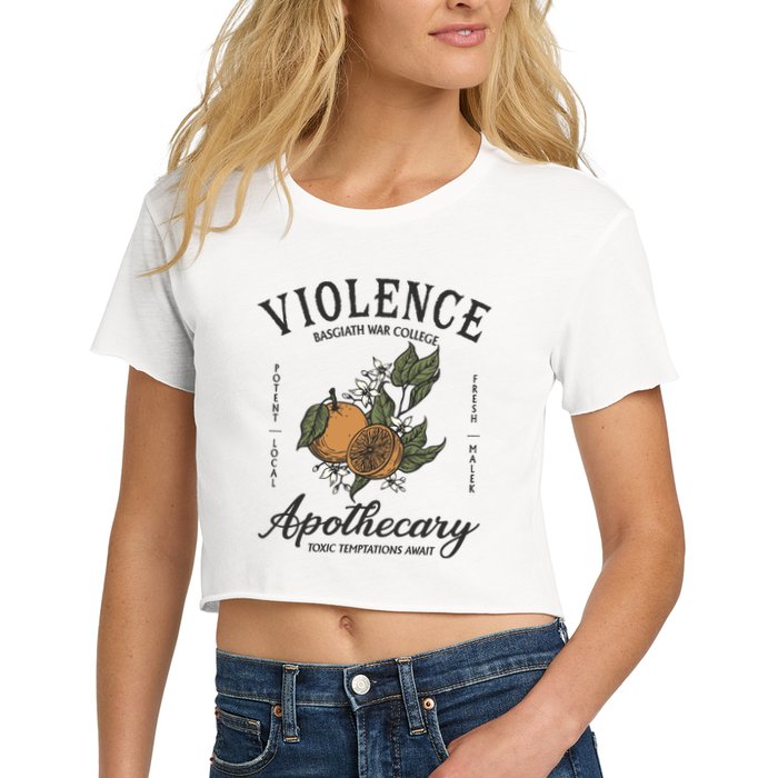 Violet Sorrengail Apothecary Basgiath War Crop Top