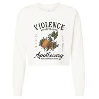 Violet Sorrengail Apothecary Basgiath War Cropped Pullover Crew