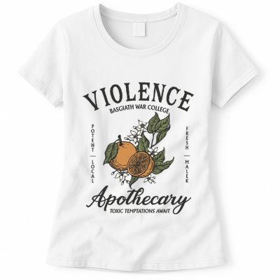 Violet Sorrengail Apothecary Basgiath War Womens T-Shirt