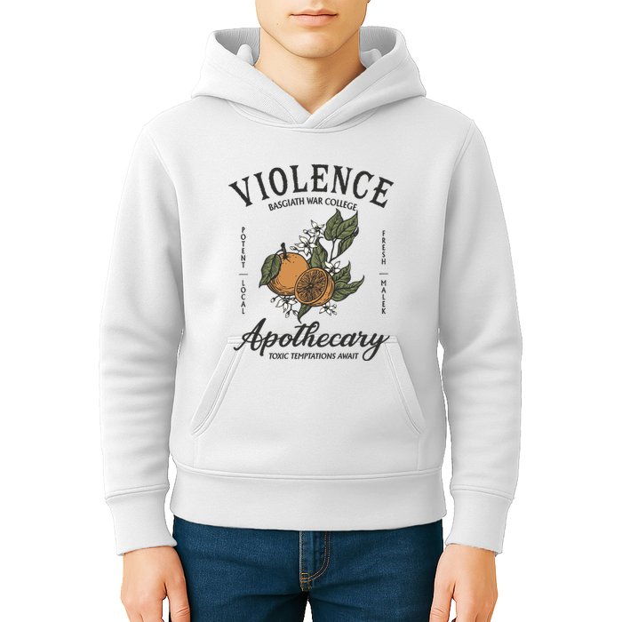 Violet Sorrengail Apothecary Basgiath War Kids Hoodie