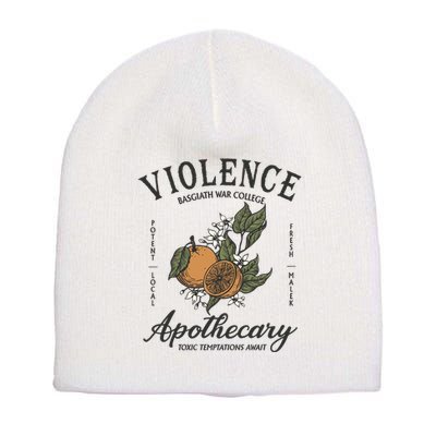 Violet Sorrengail Apothecary Basgiath War Short Acrylic Beanie