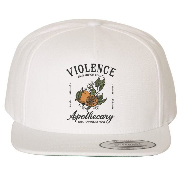 Violet Sorrengail Apothecary Basgiath War Wool Snapback Cap