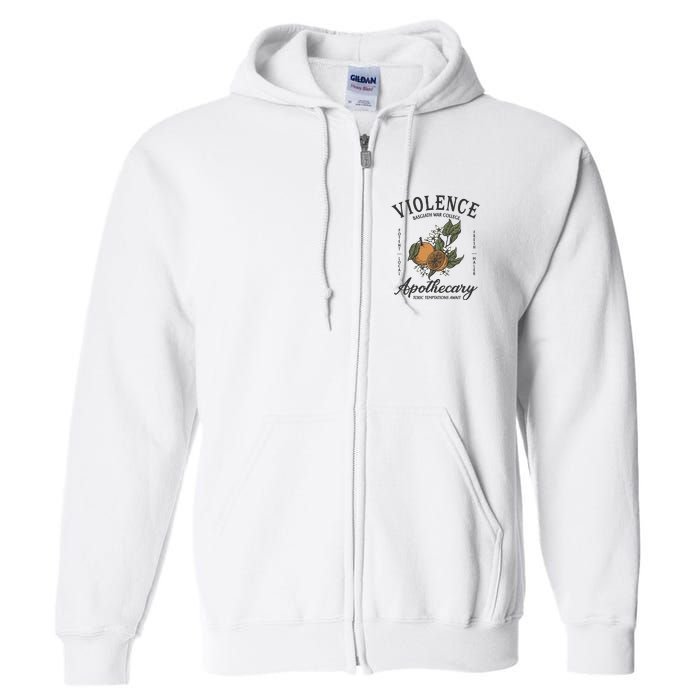 Violet Sorrengail Apothecary Basgiath War Full Zip Hoodie