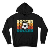 Vintage Soccer Apparel Gift Hoodie