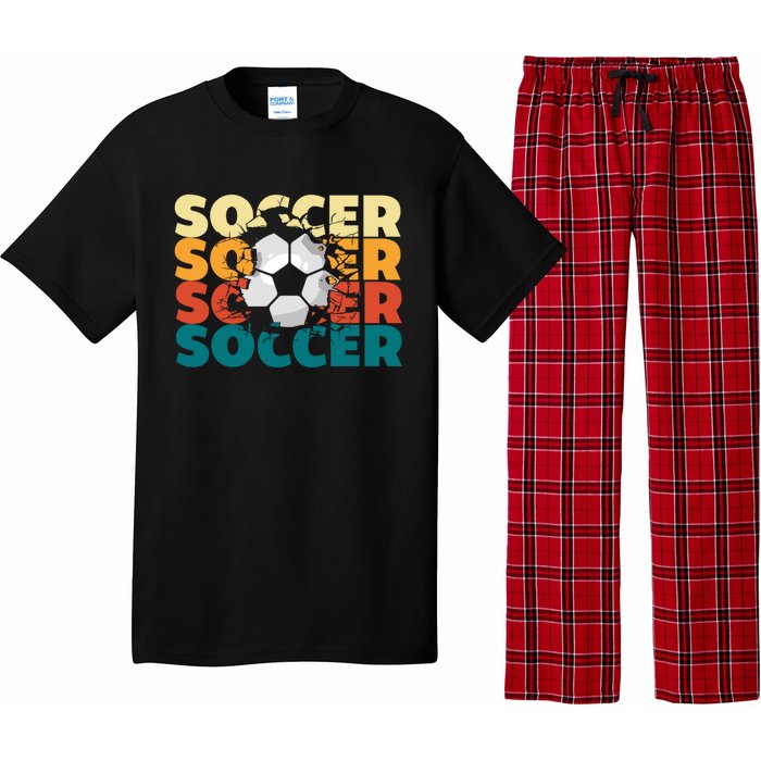 Vintage Soccer Apparel Gift Pajama Set