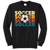 Vintage Soccer Apparel Gift Tall Sweatshirt