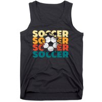 Vintage Soccer Apparel Gift Tank Top