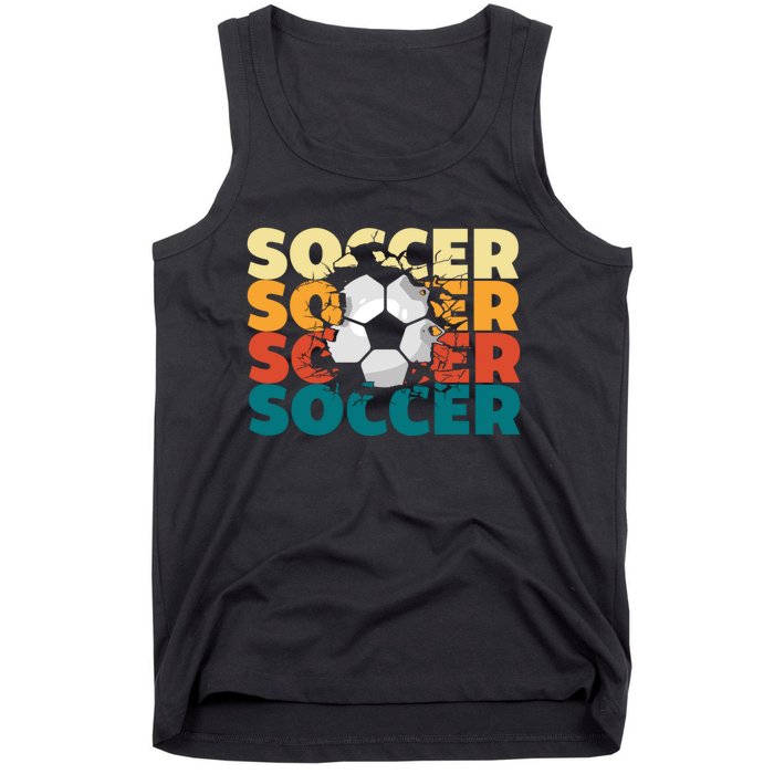 Vintage Soccer Apparel Gift Tank Top