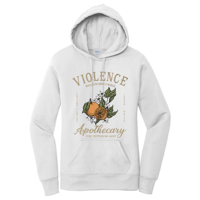 Violet Sorrengail Apothecary Rebecca Basgiath War College Women's Pullover Hoodie