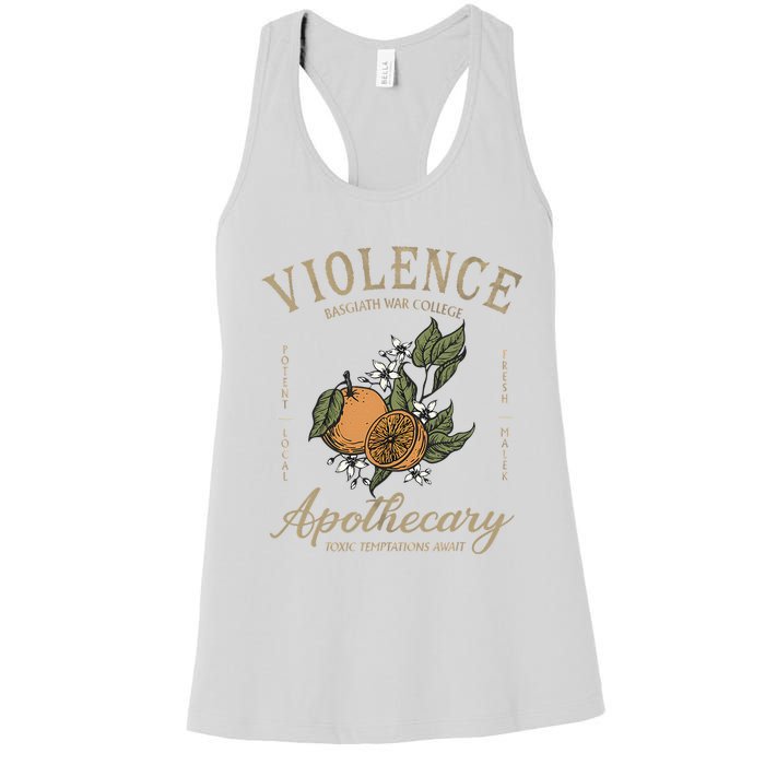 Violet Sorrengail Apothecary Rebecca Basgiath War College Women's Racerback Tank