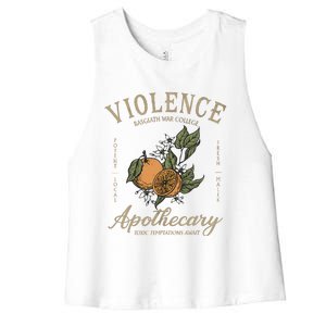 Violet Sorrengail Apothecary Rebecca Basgiath War College Women's Racerback Cropped Tank