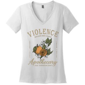 Violet Sorrengail Apothecary Rebecca Basgiath War College Women's V-Neck T-Shirt